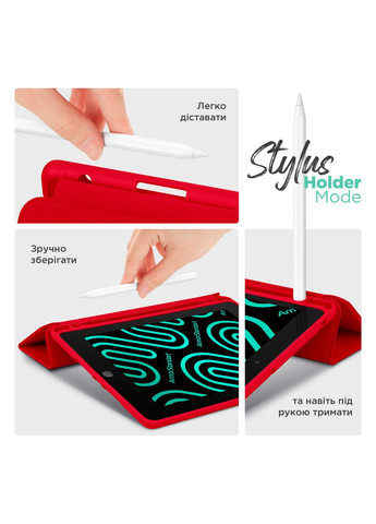 Чехол Smart Fold Pen для iPad 11 2025 (A16) / 10.9 2024 / 2022 Red (ARM74941) ArmorStandart (343048911)