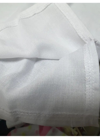 Біла біла сорочка вишиванка для хлопчика підлітка різні кольори вишивки 146 152 158 164 170 176 158, білий із синьою вишивкою (366080056)