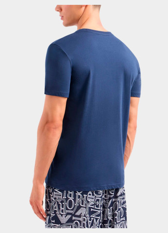 Синяя футболка EA7