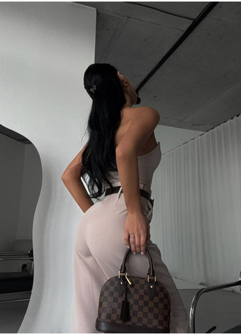 Жіночий костюм з корсетним топом та прямими штанами Україна (351480429)