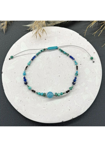 Браслет талисман для знака зодиака Телец из натуральных камней на затяжке d-6-3-2мм+- No Brand Браслет (362695448)