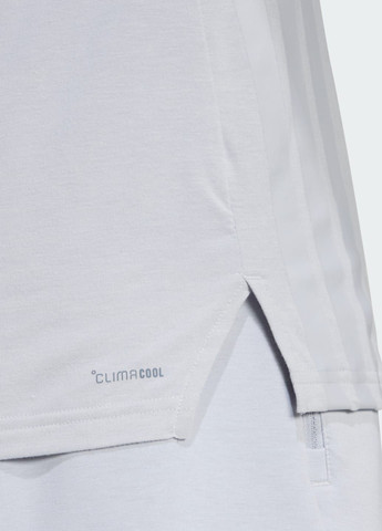 Сіра футболка designed 4 training 3-stripes adidas