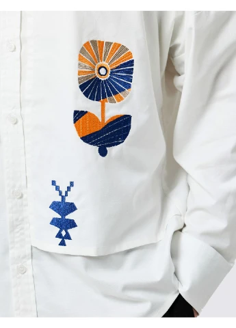 Сорочка з вишивкою «Символи життя», унісекс, молочна No Brand (395827712)