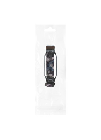 Ремешок для Xiaomi Mi Band 5/6 Milanese Loop Color Цвет Xаки Темно-Синий No Brand Xiaomi 5/6/7 Original Design,Xiaomi Smart Band 6 (340913415)