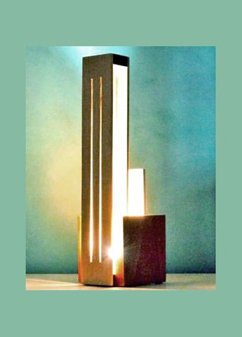 Світильник настільний з дерева Луїзара бланже-капучино (НСС-00770109) No Brand (328414225)