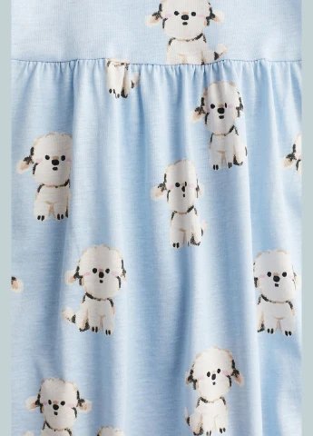 Голубое платье H&M (303772274)