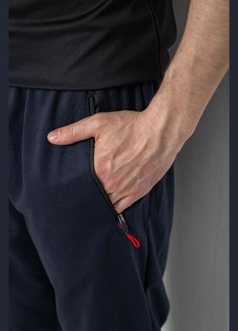 Темно-синие демисезонные брюки Anello