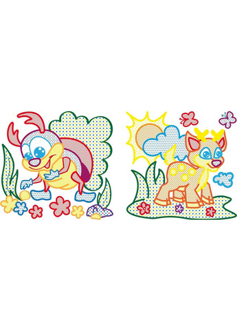 Водяні розмальовки з кольоровим контуром. У лісі Кристал Бук (316083237)