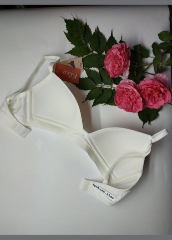 Молочний бюстгальтер без кісточок айворі 220с розмір 75с Kleo без кісточок бавовна