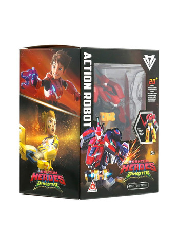 Фігурка Dinoster - Раптор Трон (12,7 см, з аксес.) Atak (344449626)