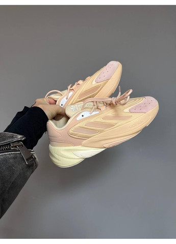 Розовые демисезонные кроссовки мужские adidas ozelia golden rose адидас озелия No Brand