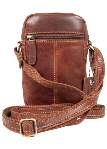 Сумка планшет через плечо для документов и для телефона мужская из натуральной кожи маленькая Коричневый 37233 Ashwood (353689984)