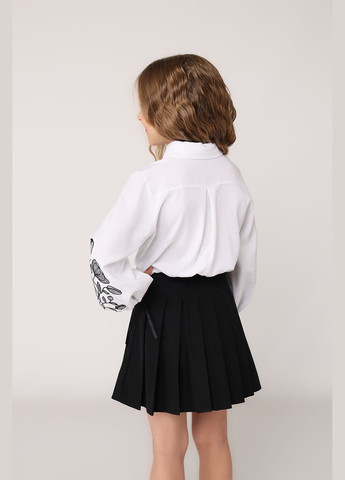 Сорочка з довгим рукавом для дівчинки колір білий CB-00278741 Yuki (338375887)