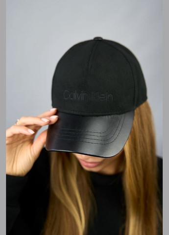 Кашемировая бейсболка унисекс с кожаным козырьком CK Braxton (322999995)