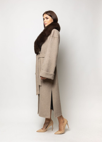 Бежеве демісезонне Каталея беж+хутро CHIUAS