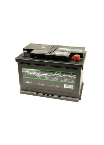 Акумулятор автомобільний (0185757404) Gigawatt 74А (361111175)