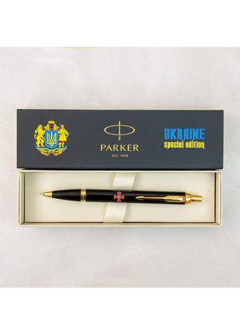 Ручка шариковая IM 17 ARMY Black GT BP Эмблема ВСУ 22032_W0010u Parker (361448129)