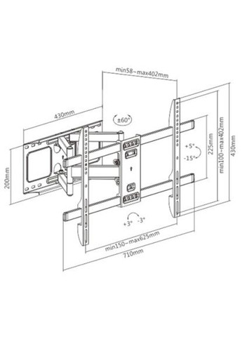 Кронштейн Gembird WM-80ST-02 (370020556)