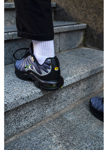 Комбіновані Осінні кросівки чоловічі nike tn plus dark blue найк аір макс тн плюс No Brand