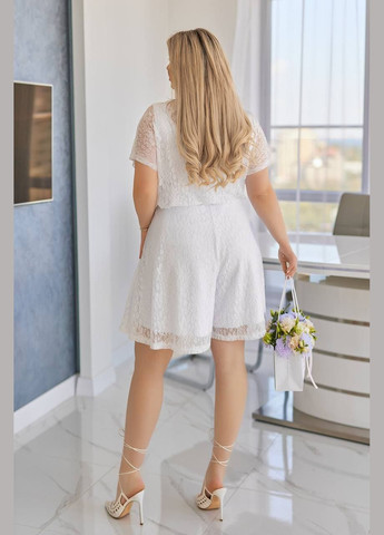 Легкий женский костюм тройка белого цвета New Trend (332980552)