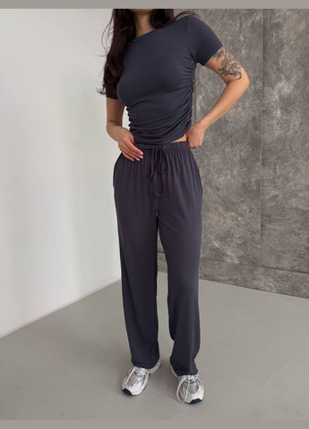 Жіночий графітовий костюм No Brand (337178072)