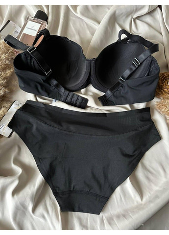 Черный женское нижнее белье мягкий поролон 11004 черный Lanny Mode