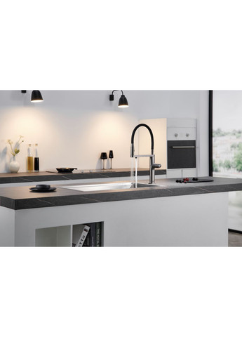 Кухонний змішувач графітовий сенсорний з фільтрованою водою Nett AG-43 (352729997)