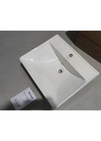 Раковина мебельная PREMIUM STYLE-1501 600х480х190mm с отверстием под смеситель и переливом (MP6498) Mixxus (319667702)