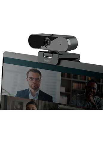 Вебкамера 24733_TRUST Taxon ECO, 2K QHD, 30 fps, автофокус, OEM BOX, Trust (361064735)