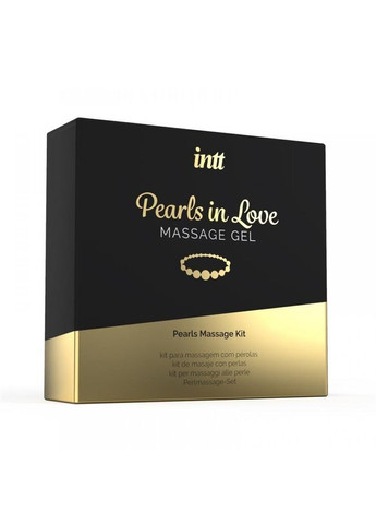 Набір для інтимного масажу Pearls in Love, 15 мл, з гелем та намистами Intt (333986588)