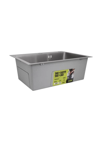 Интегрированная кухонная мойка Handmade Brushed Steel 3,0/1,0 мм LDH5843BRU49442 LIDZ H5843 (398863519)