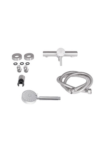 Змішувач для душу Aria (з душовим гарнітуром) (k35) LDARI010NKS43361 Nickel LIDZ 010 (323485824)