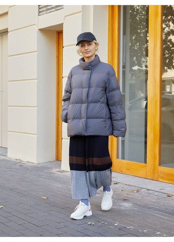Темно-серый Пуховик Uniqlo