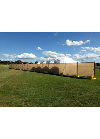 Затеняющая сетка для забора (2 х 8 м) Бежевый No Brand (332637524)