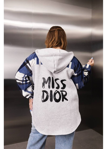 🖤Oversize сорочка з капюшоном та стильною спинкою | Розмірна сітка в описі Vione (368708838)