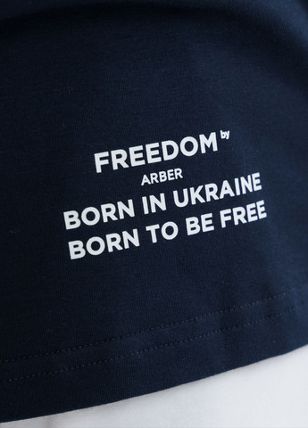 Синя футболка унісекс freedom синя Arber T-SHIRT FF19