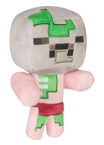 М'яка іграшка Minecraft Маленький свинозомбі Baby Zombie Pigman 18см No Brand (282703942)