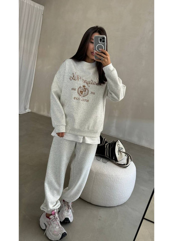 Комфортный спортивный костюм с принтом No Brand (364961416)