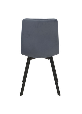 Стілець EARI чорний каркас/сірий велюр CDBL-14 Intarsio (372178916)