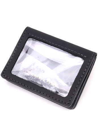 Відмінна обкладинка на автодокументи у вінтажній шкірі Серце 16708 Чорна Grande Pelle (297129715)