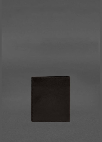 Шкіряне портмоне на кнопці Brut темно-коричневий краст (A-028478) BlankNote (328444879)
