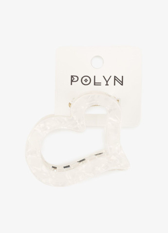 Заколка-краб женская T5-7 Белый shop (2000999215650) Polin (366426512)