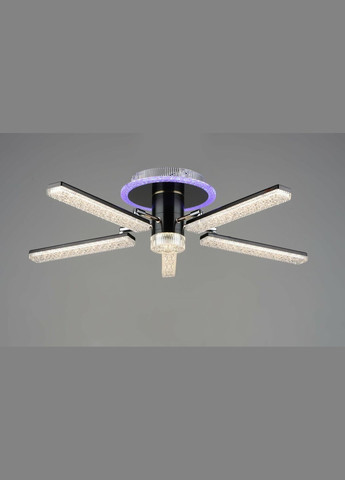 Люстра світлодіодна акрилова B YH0810/5 GD+BK 66W Sirius (336937959)