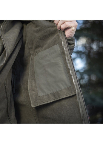Оливковая демисезонная куртка soft shell с подстежкой olive M-TAC