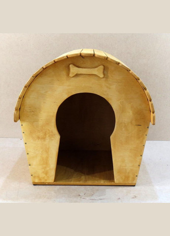 Будка для собаки из дерева Моглени ваниль (БДК-002002) No Brand (328605564)