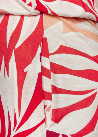 Красное платье Lascana с цветочным принтом