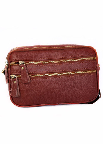 Чоловіча шкіряна сумка 30118 коричнева No Brand (370848056)