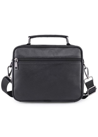 Мужская сумка - кожаная барсетка горизонтальная Qvant 208ч - Черная Tiding Барсетка (366889765)