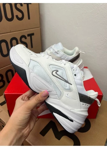 КРОСІВКИ ЖІНОЧІ NIKE M2K WHITE SILVER НАЙК М2К БІЛІ No Brand білі демісезони (392016053)