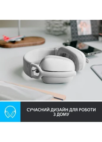 Навушники Zone Vibe 100, White дротові ANC Білий Logitech (402254703)